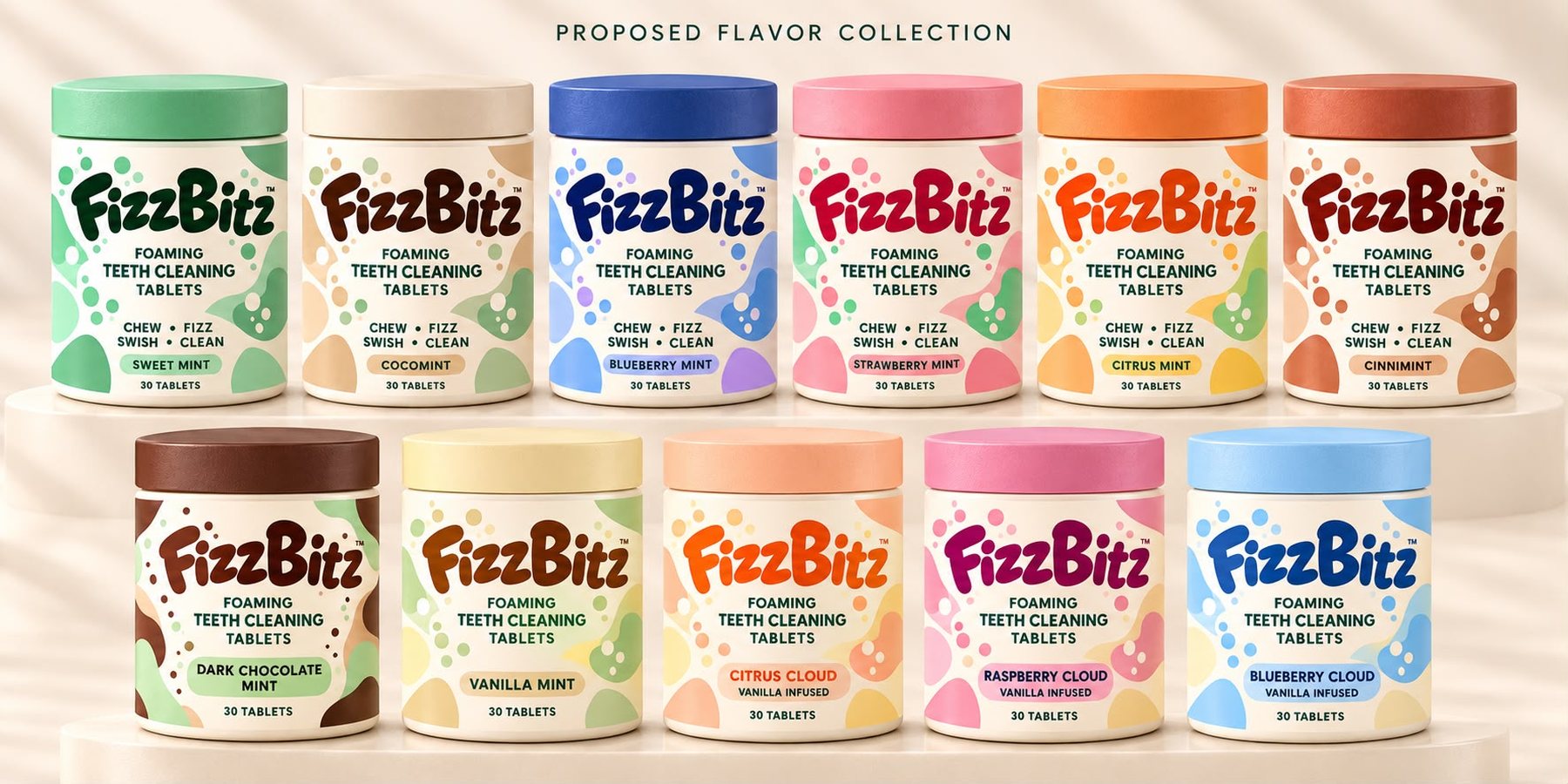 Sweet Mint is first. More flavors are on the way.